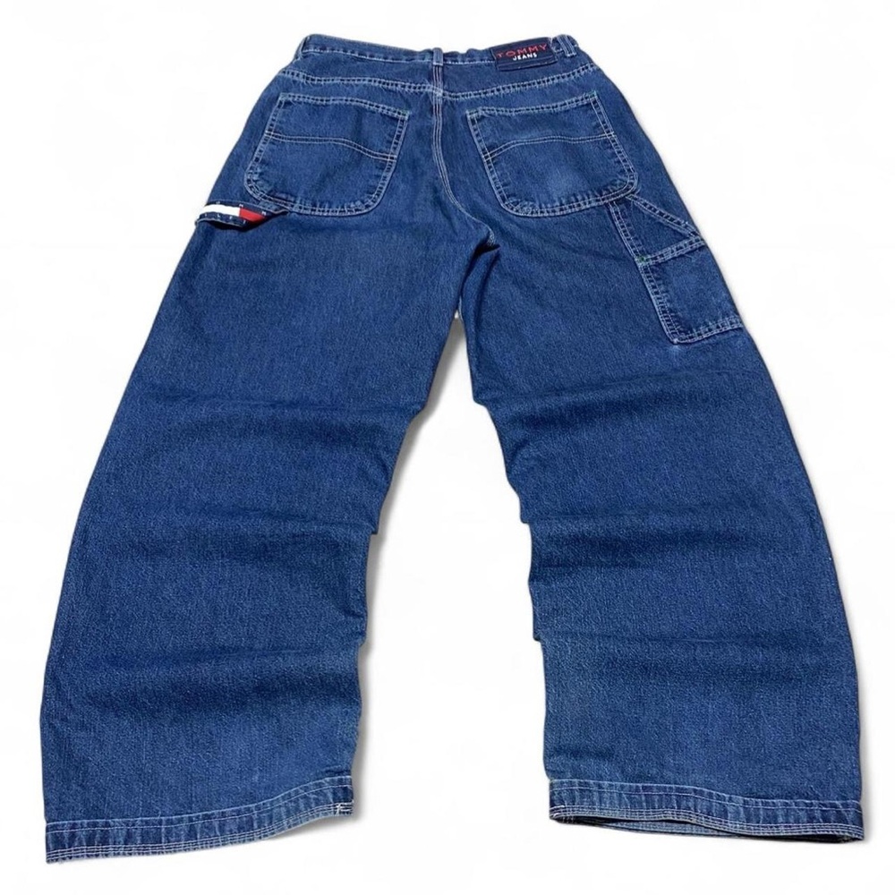 Vintage Tommy Hilfiger‎ dark wash blue carpenter pants
